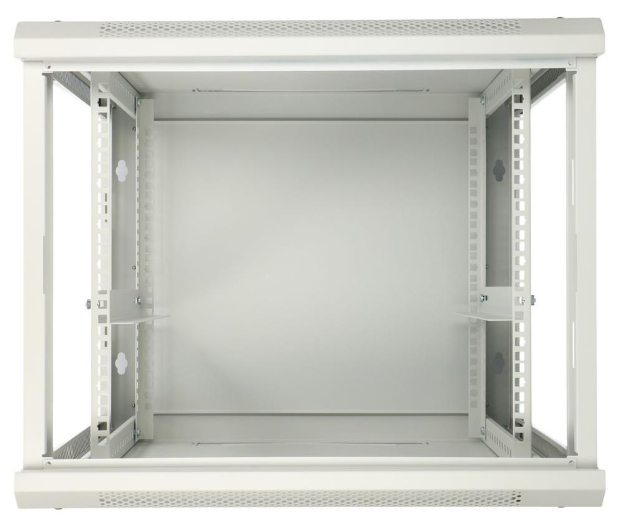 Extralink Szafka wisząca rack 12U 600x600 szara metalowe drzwi EX.12981 - 489405 - zdjęcie 5